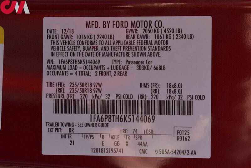 2019 Ford Mustang EcoBoost