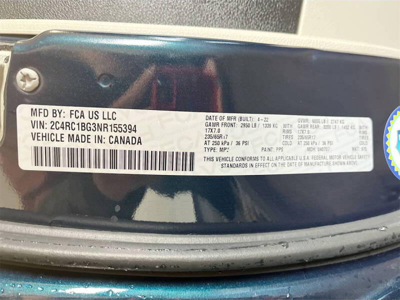 2022 Chrysler Pacifica Touring L