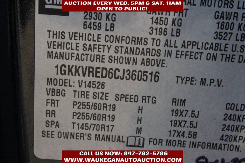 2012 GMC Acadia SLT-1