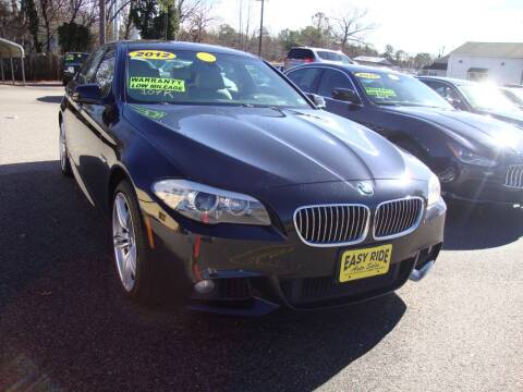 2012 BMW 5 Series for sale at Easy Ride Auto Sales Inc in Chester VA
