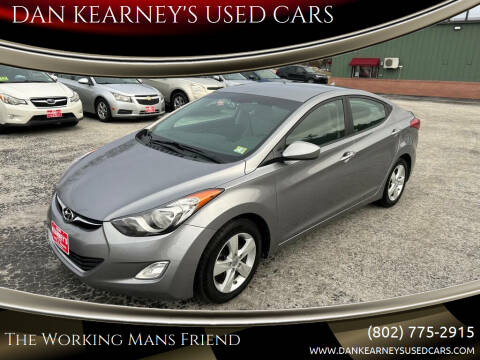 2013 Hyundai Elantra for sale at DAN KEARNEY'S USED CARS in Center Rutland VT