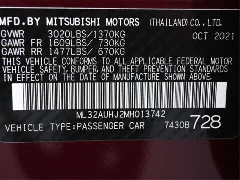 2021 Mitsubishi Mirage ES