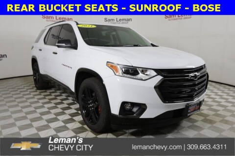 2021 Chevrolet Traverse for sale at Leman's Chevy City in Bloomington IL