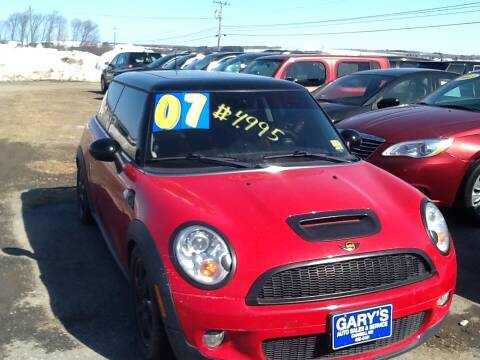 2007 MINI Cooper for sale at Garys Sales & SVC in Caribou ME