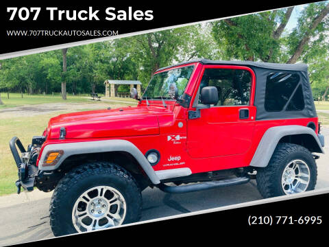 2004 Jeep Wrangler for sale at 707 Truck Sales in San Antonio TX