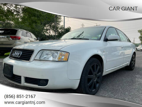 2002 Audi A6 for sale at Car Giant in Pennsville NJ