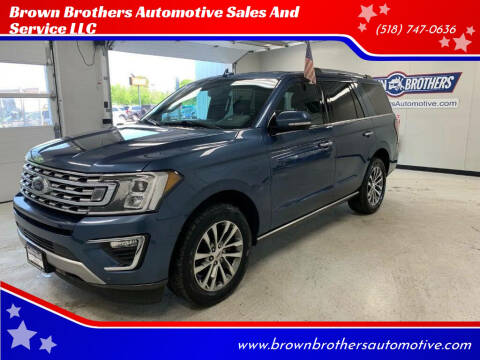 2018 Ford Expedition for sale at Brown Brothers Automotive Sales And Service LLC in Hudson Falls NY