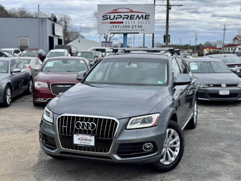 2014 Audi Q5 for sale at Supreme Auto Sales in Chesapeake VA