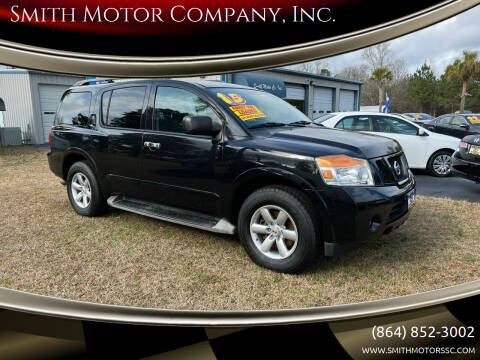 2015 Nissan Armada for sale at Smith Motor Company, Inc. in Mc Cormick SC