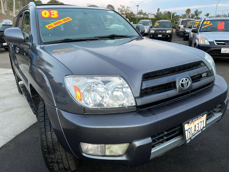 2003 Toyota 4Runner for sale at 1 NATION AUTO GROUP in Vista CA