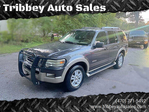 2007 Ford Explorer for sale at Tribbey Auto Sales in Stockbridge GA