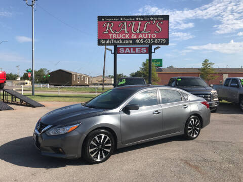 2018 Nissan Altima for sale at RAUL'S TRUCK & AUTO SALES, INC in Oklahoma City OK
