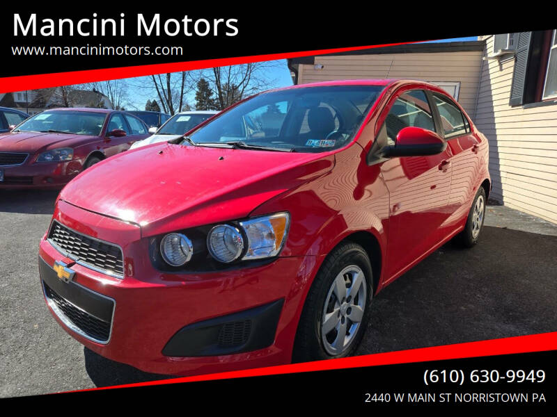 2015 Chevrolet Sonic for sale at Mancini Motors in Norristown PA