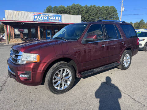 2015 Ford Expedition for sale at Greenbrier Auto Sales in Greenbrier AR