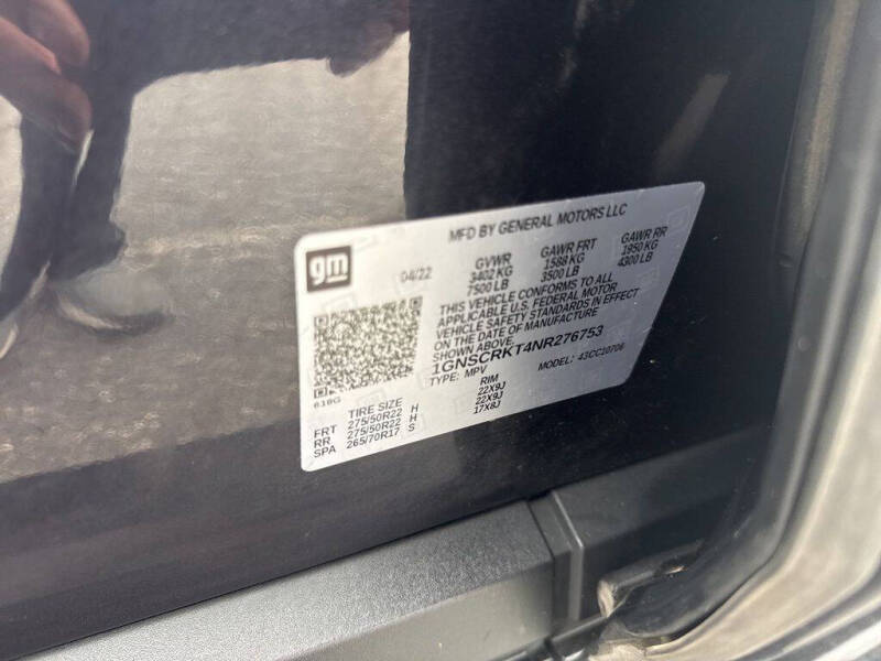 2022 Chevrolet Tahoe RST