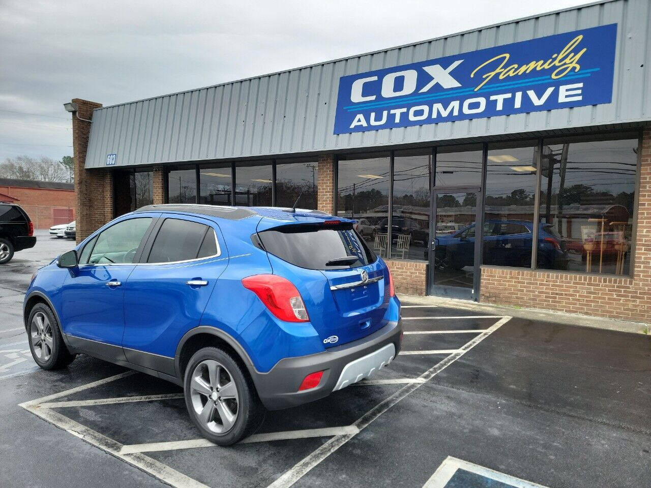 Blue 2014 Buick Encore Base Base 4dr Crossover 2