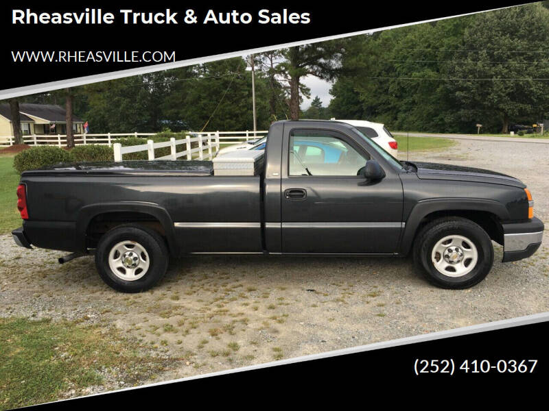 2004 Chevrolet Silverado 1500 for sale at Rheasville Truck & Auto Sales in Roanoke Rapids NC