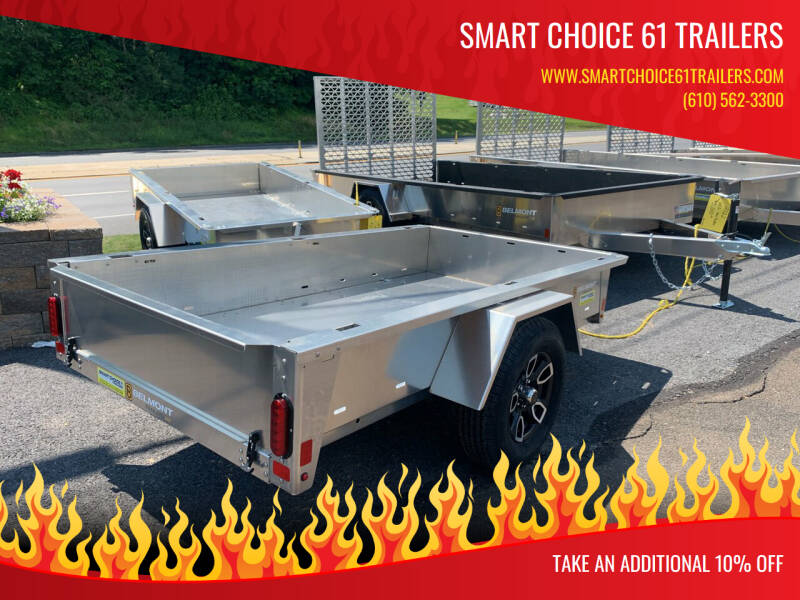 2022 Belmont 4x8 2.2K Aluminum Utility for sale at Smart Choice 61 Trailers - Belmont Trailers in Shoemakersville, PA