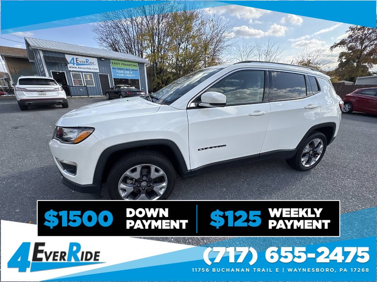 2020 Jeep Compass for sale at 4 Ever Ride in Waynesboro, PA