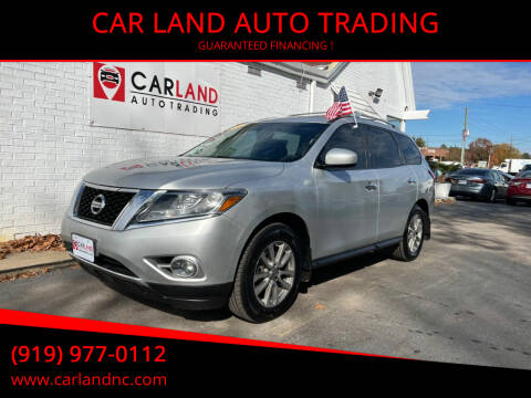 2016 Nissan Pathfinder for sale at CAR LAND  AUTO TRADING in Raleigh NC