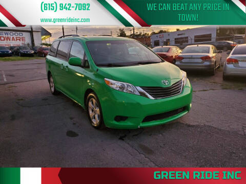 2013 Toyota Sienna for sale at Green Ride Inc in Nashville TN