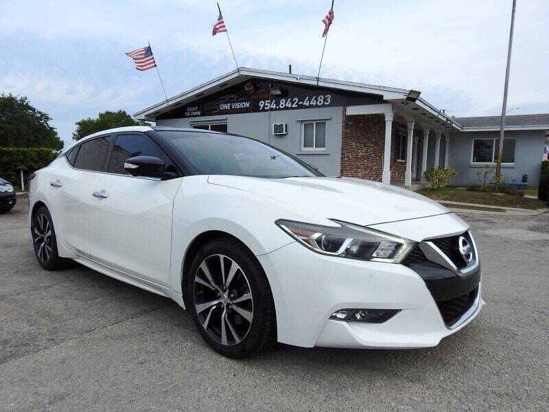 2018 Nissan Maxima for sale at One Vision Auto in Hollywood FL