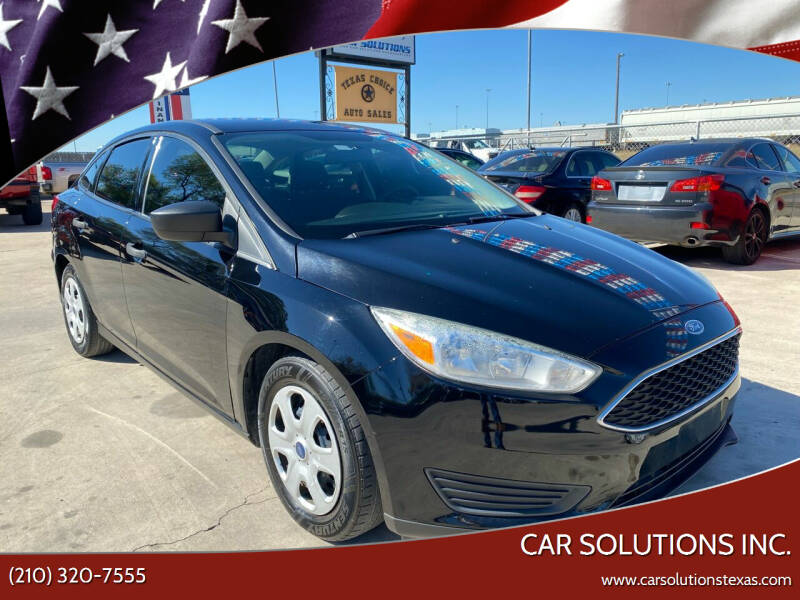 2017 Ford Focus for sale at Car Solutions Inc. in San Antonio TX