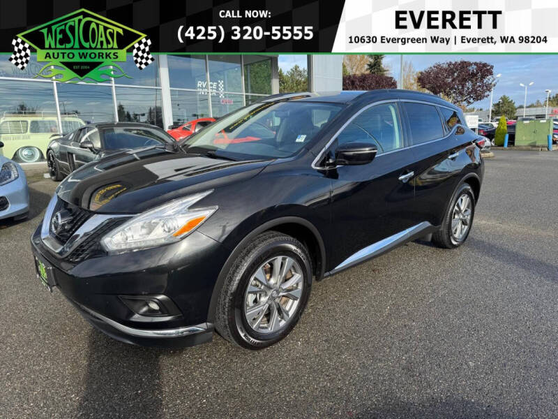 2017 Nissan Murano for sale at West Coast AutoWorks in Everett WA