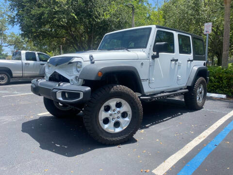 2017 Jeep Wrangler Unlimited for sale at Paradise Auto Brokers Inc in Pompano Beach FL