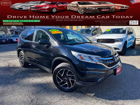 2016 Honda CR-V for sale at Auto Universe Inc in Paterson NJ