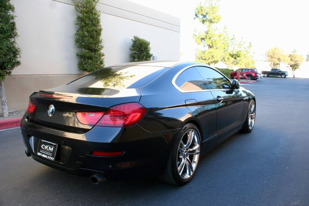 2013 BMW 6 Series for sale at CK Motors in Murrieta, CA