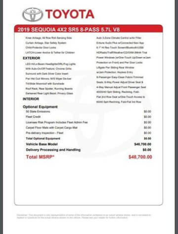2019 Toyota Sequoia
