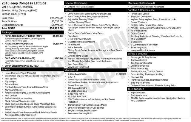 2018 Jeep Compass Latitude