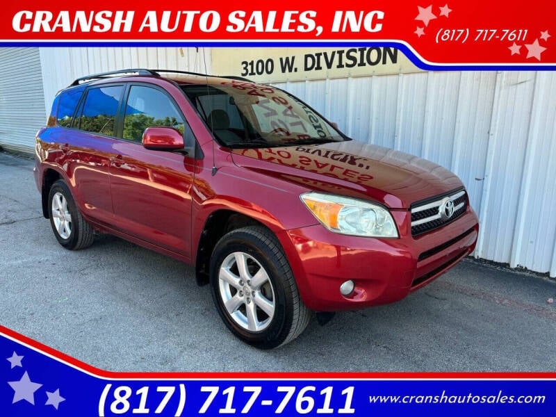 2006 Toyota RAV4 for sale at CRANSH AUTO SALES, INC in Arlington TX