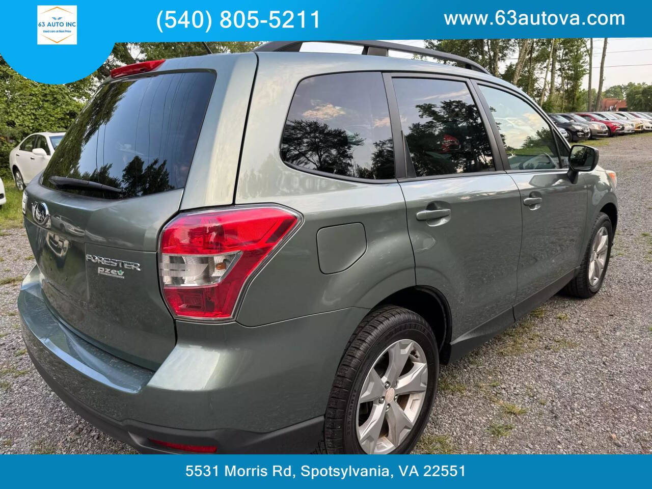 2015 Subaru Forester for sale at 63 Auto Inc in Spotsylvania, VA