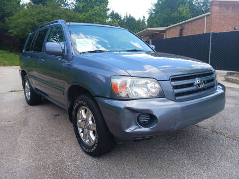 2004 Toyota Highlander for sale at Georgia Fine Motors Inc. in Buford GA