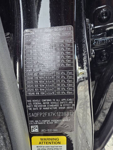 2019 Jaguar E-PACE P250 SE