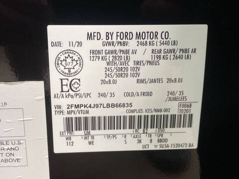 2020 Ford Edge ST Line