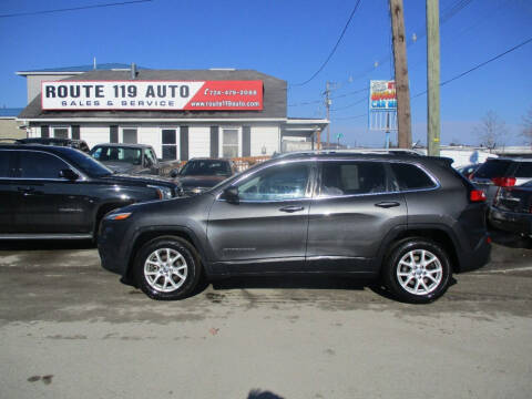2015 Jeep Cherokee for sale at ROUTE 119 AUTO SALES & SVC in Homer City PA