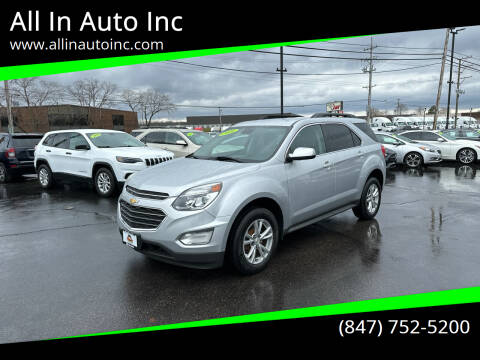 2016 Chevrolet Equinox for sale at All In Auto Inc in Palatine IL