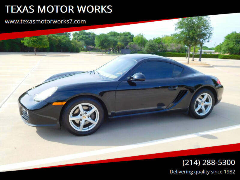 2011 Porsche Cayman for sale at TEXAS MOTOR WORKS in Arlington TX