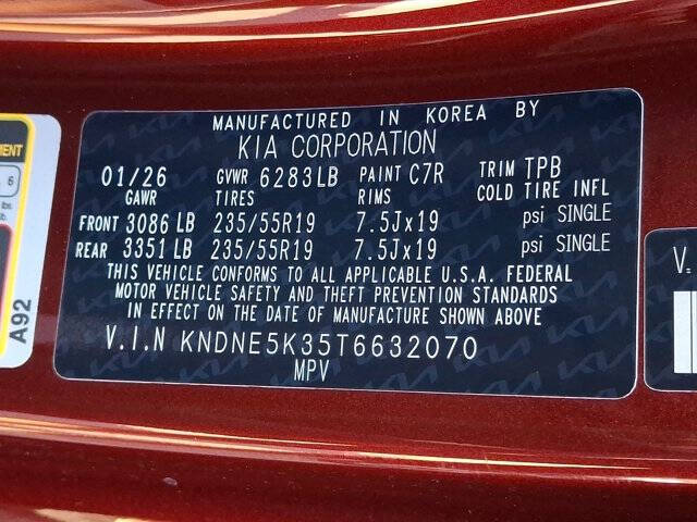 2026 Kia Carnival SX