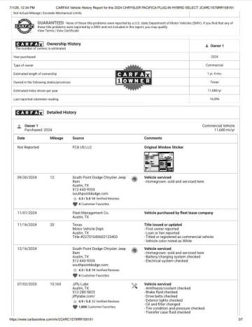 2024 Chrysler Pacifica Plug-In Hybrid
