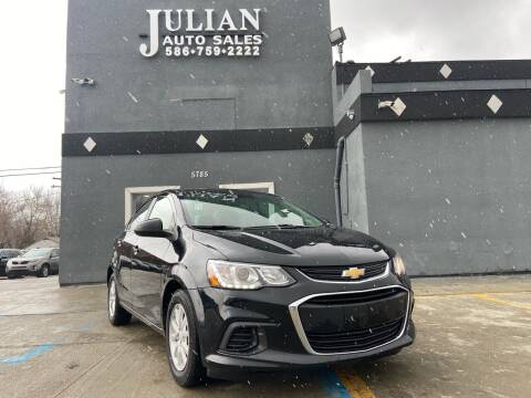 2018 Chevrolet Sonic for sale at Julian Auto Sales, Inc. in Warren MI