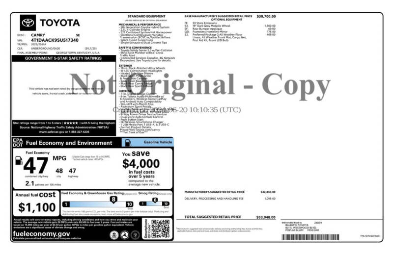 2025 Toyota Camry SE