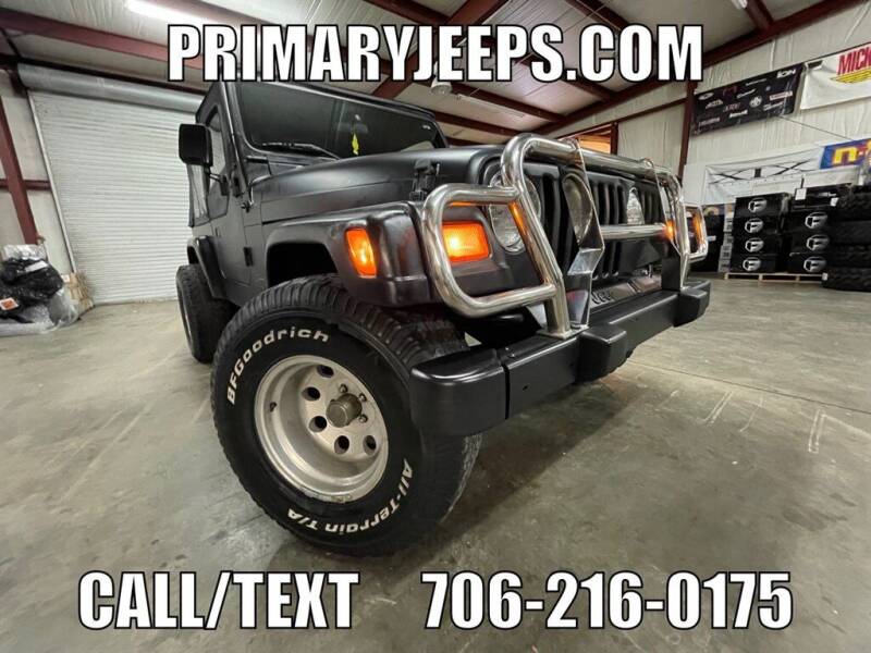 2000 Jeep Wrangler for sale at PRIMARY AUTO GROUP Jeep Wrangler Hummer Argo Sherp in Dawsonville GA