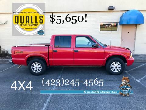 2003 GMC Sonoma for sale at Qualls Motor Company in Kingsport TN