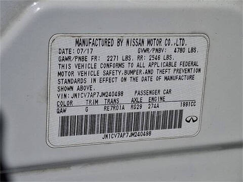 2018 Infiniti Q50 2.0T Pure