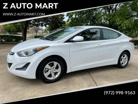 2015 Hyundai Elantra for sale at Z AUTO MART in Lewisville TX