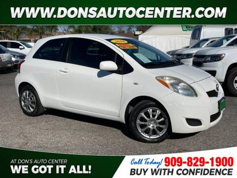2010 Toyota Yaris for sale at Dons Auto Center in Fontana CA